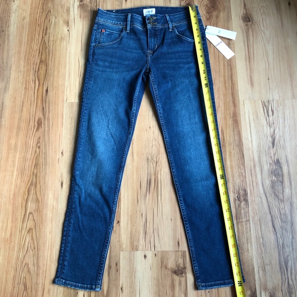 NEW HUDSON Collin Skinny Distressed Jeans Blue Size 27 Women’s - Picture 10 of 16